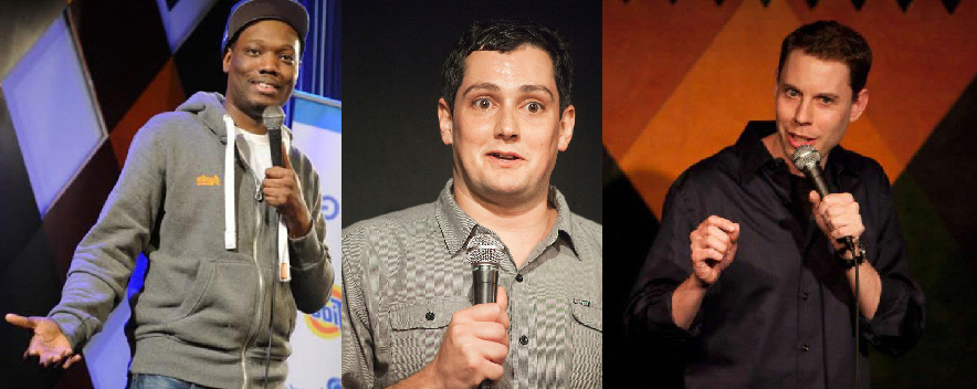 Michael Che, Joe Marchi, and Ryan Hamilton